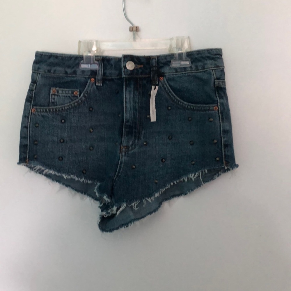 Top shop jean shorts